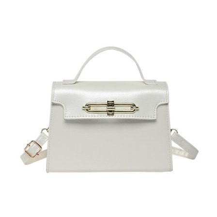 Retro damehåndtaske, moderigtig og enkel, lille firkantet taske, niche enkelt skulder dametaske