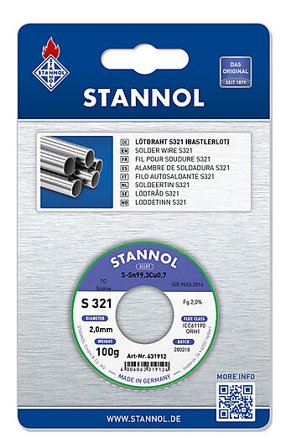STANNOL Loddetråd Blyfri 2.0mm 100g