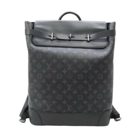 Louis Vuitton Vintage, Pre-owned Leather louis-vuitton-bags Zwart, Dames, Maat:ONE Size