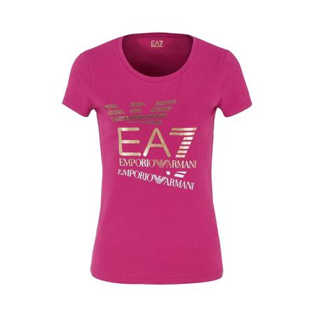 Emporio Armani EA7 T-Shirt rosa, Dam, Dam, Storlek: XS