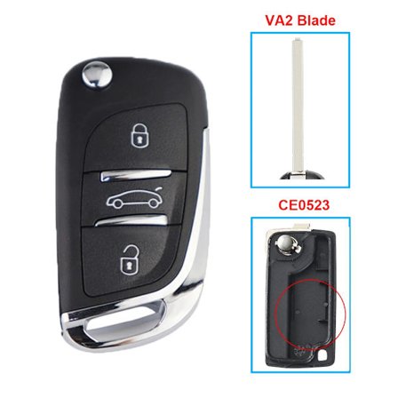 Auton avaimen kuori Peugeot 208 307 406 308 206 306 307 407 807 207 607 107 Partnerille, avainkotelo Citroen C4 C2 Xsara C3 C8:lle