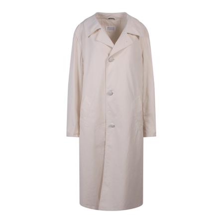 Maison Margiela - Trenchcoats - Beige - Dam - Storlek: S, Dam, Storlek: S