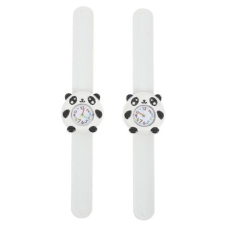 2st Barnklocka Watch Panda Slap Watch Silikonarmband Klocka Tjej Pojke Watch , barn, kvinna