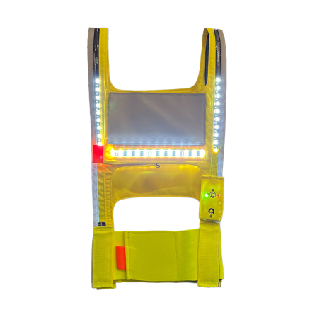 4Light NOVA Worker White Varselsele med LED-belysning M/L, Arbetskläder