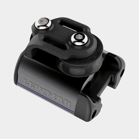 End stop Lewmar Ocean, with sheave, size 0, black