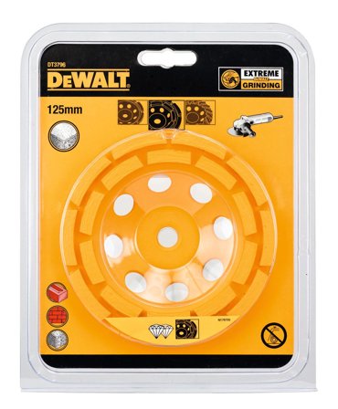 Dewalt DT3796-QZ Slipeskål 125 mm, dobbel, Maskintilbehør & forbruk