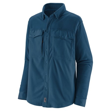 Patagonia M's L/S Early Rise Snap Shirt, Lagom Blue - M