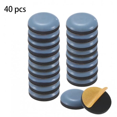 40 st - Möbelmattor Teflon glider Fotkuddar för bords- och stolsgolvskydd Lätt att flytta för stolar, bord, bänkar och sängar rund_yu