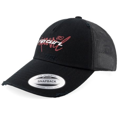 Rip Curl - Zwart trucker Cap - Inner Visions Black Trucker @ Hatstore