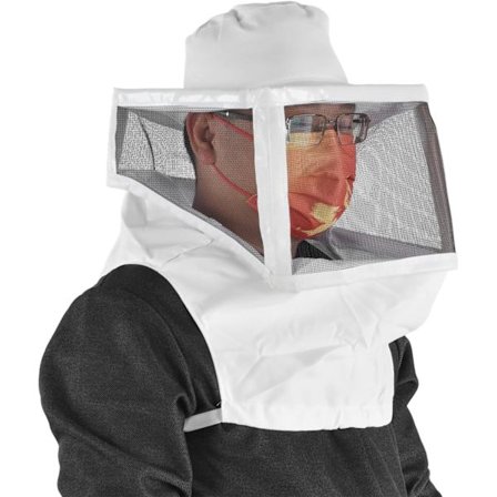 Birøkterhatt, beskyttende birøkterhatt, pustende netting, sammenleggbar