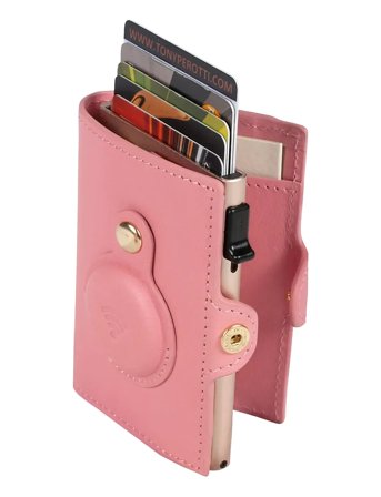 Tony Perotti Furbo Cardholder For Air Tag - Pink - ONE SIZE
