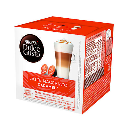 NESCAFÉ DOLCE GUSTO KAFFEKAPSEL LATTE MACCHIATO CARAMEL 16STK