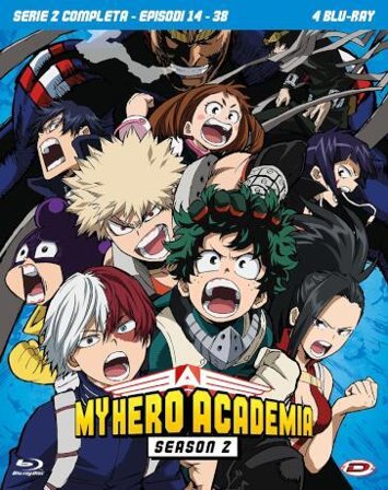My Hero Academia - Stagione 02 The Complete Series (Eps 14-38) (4 Blu-Ray)