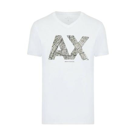 Armani Exchange, T-Shirts Wit, Heren, Maat:L