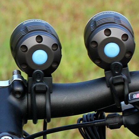 Mountainbike LED Forlygte i Aluminium