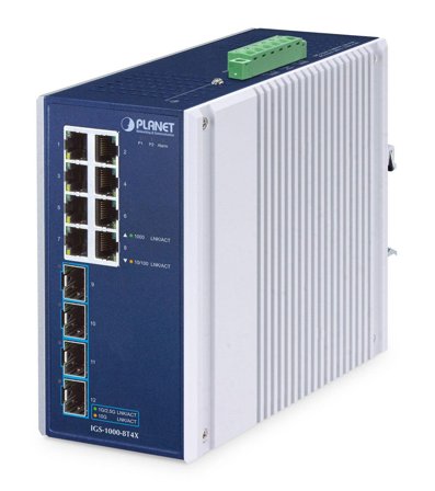 Planet IP30 Industrial 8-Port