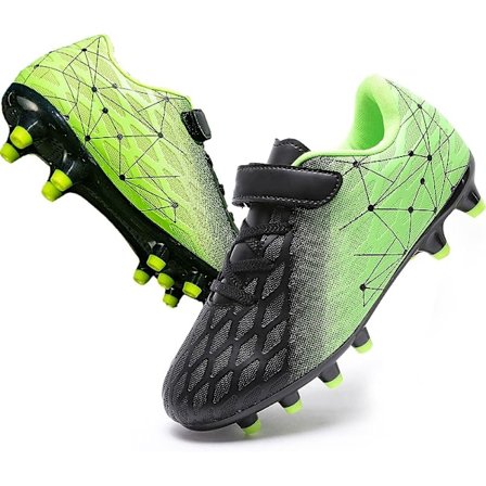 Fodboldstøvler til Børn Drenge Piger, Fg/Ag Baseballstøvler til Unge Atletiske Udendørs & Indendørs Komfortable Fodboldsko