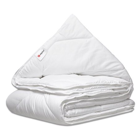 Dyne 200x200/220 cm i let og luftigt materiale