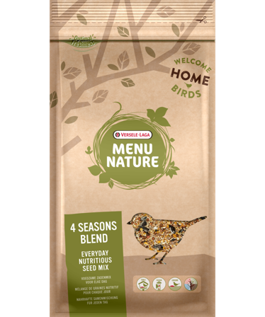 Versele-Laga - Menu Nature 4 Seasons Blend 1 kg - Fuglemat & fuglefôr - Villfuglfrø & talgballer - ZOO.no