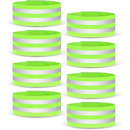 Heijastinnauha, Universaali Kaksoisheijastinnauha Turvateippi Juoksuun Neon Heijastus Pyöräilyyn Lenkkeilyyn Sopivat Heijastimet Lapsille ja