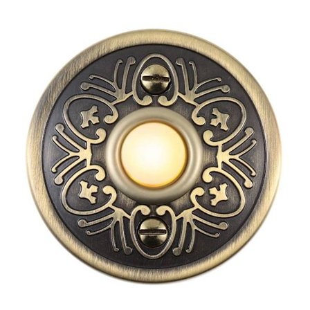 Tryckknapp för dörrklocka, metall