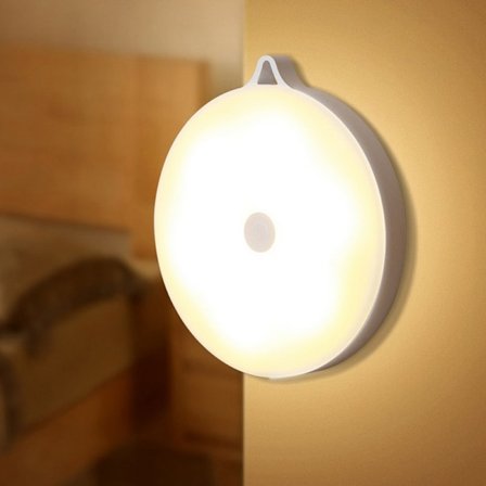 Rund berøringssensor lampe opladning sensing natlampe trådløs c
