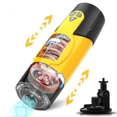 Automatisk Mand Masturbator Teleskopisk Rotation Vagina Onani Udstyr Sex Legetøj