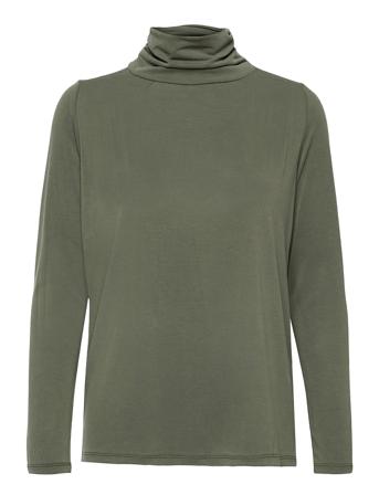 Slcoda Blouse Ls Green Soaked In Luxury