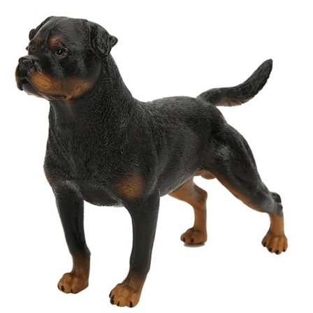 Rottweiler Simuleringsmodell Ornament Skrivebordsdekorasjon Leker for Barn