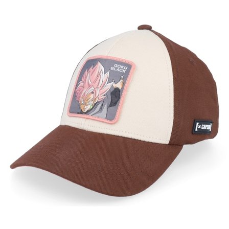 Capslab - Braun adjustable Cap - Dragon Ball Goku Black Beige/Brown Adjustable @ Hatstore