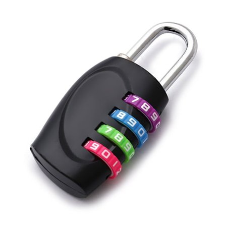 4-cifret Nummer Adgangskode Lås Kombination Hængelås Farvet Hængelås