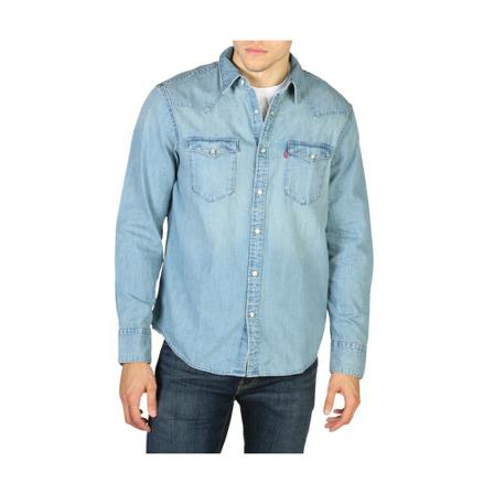 Levi's - Skjortor - Blå - Herr - Storlek: S, Herr, Storlek: S