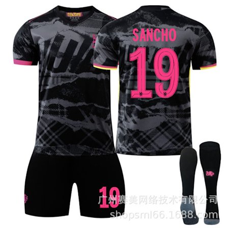 24-25 Chelsea 2. udebane børnefodboldtrøje 20 Palmer 8 Enzo 6 Silva 8 Enzo herretrøjesæt