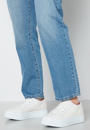BUBBLEROOM Luna Platform sneakers Offwhite Sko