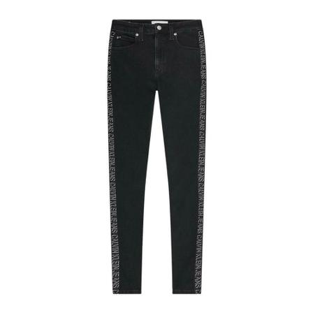 Calvin Klein Jeans, High Rise Skinny Czarny, Kobieta, Rozmiar: W25 L30