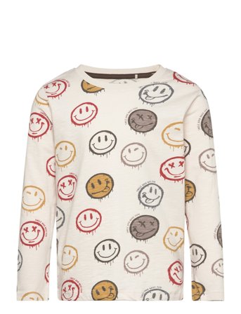 T-Shirt Ls Aop Cream Minymo