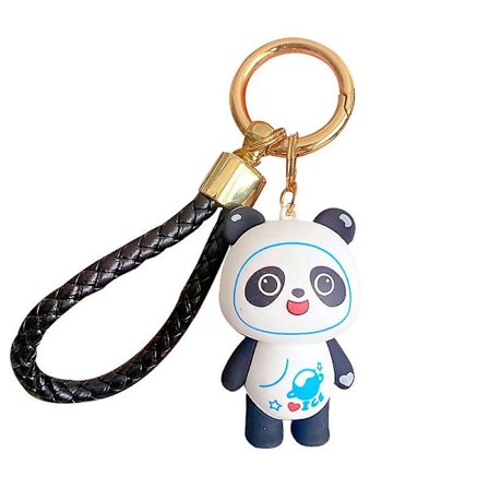 Bear Key Chain Pendant Söt tecknad Panda Car Key Chain School Bag Ornament - stock