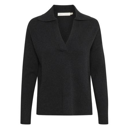InWear JumoIW Polo Pullover Grå, Dame