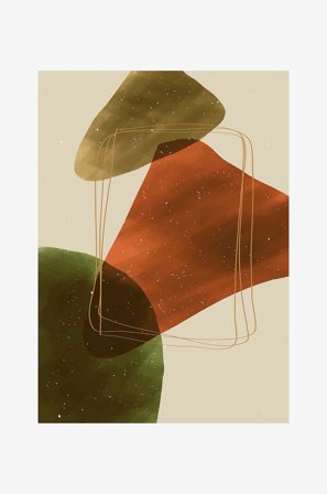 Venture Home - Plakat Canyon - Beige - Posters - 30X40 - Fra Homeroom