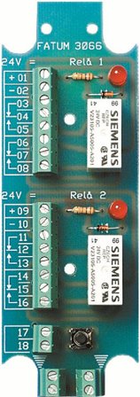 Alarmtech 3066.03 Reléklemme 2 releer, 24 V DC Skrue, Alarm & sikkerhet