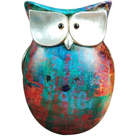 Ugle Statue, Ugle Dekoration, Hjemme Dekoration Håndværk Figurer, Moderne Fuglestatue, Dekoration til Hylde, Stue Kontor B