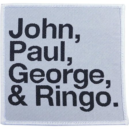 The Beatles John Paul George & Ringo Patch One Size Svart/Ljusblå