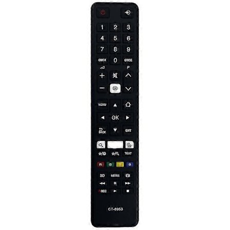 Erstatnings CT-8053 TV-fjernbetjening til CT8069 CT8053 43U6783DA 55U6763 TV