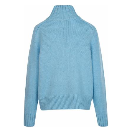 Closed Turtleneck Blå, Dame Rullekraver