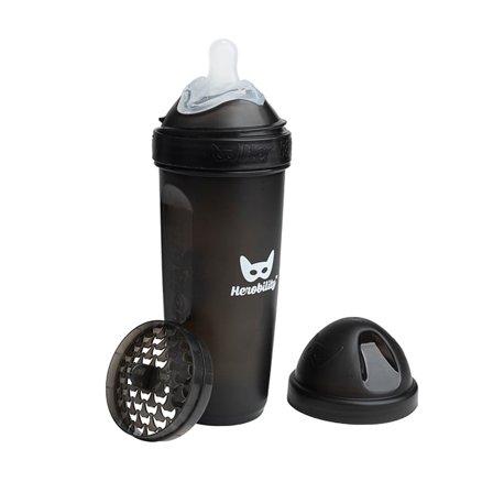 Herobility Nappflaska 340 ml Svart