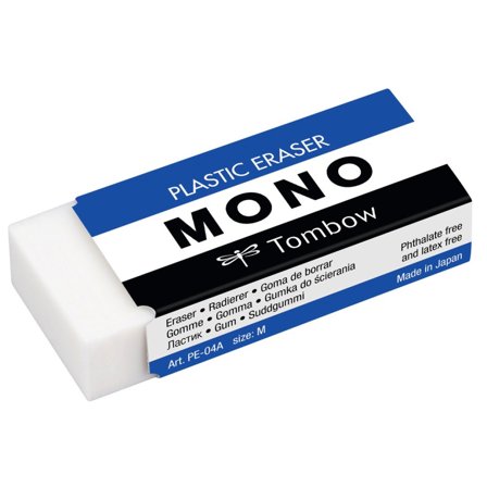 Tombow Mono Plastic Eraser Medium
