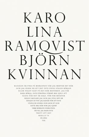 Björnkvinnan - Bok av Karolina Ramqvist - Inbunden