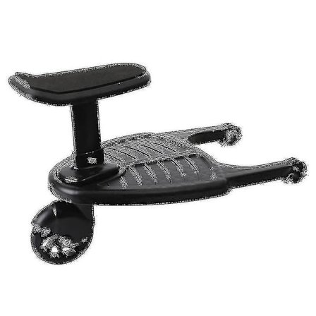 Universal 2-i-1 Barnevogn Ride Board med Avtakbart Sete Andre Barn Artifact Barn Rider Vogn Vedlegg med Salesete