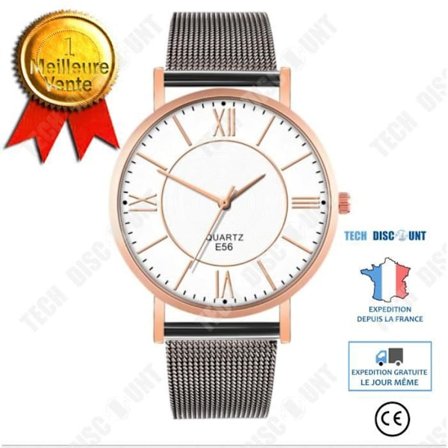 Armbandsur - TD - Kvarts - Casual och Affär - Metall - Svart