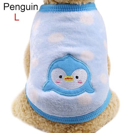 Husdjurskläder Valpväst Hund Jumpsuit L PINGUIN L - spot sales